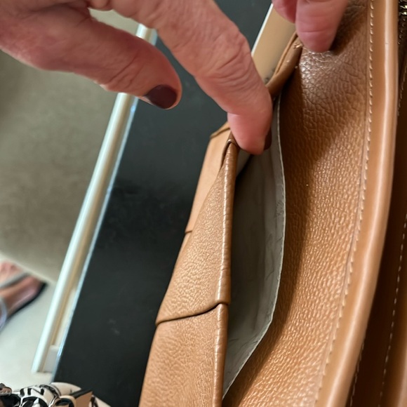 Radley small cognac leather crossbody handbag - Picture 6 of 9